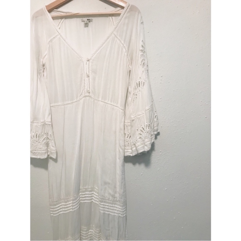 Amuse Society Boho White Maxi Dress - Picture 2 of 3